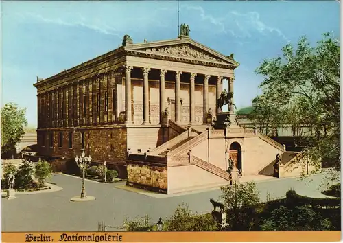 Ansichtskarte Berlin Nationalgalerie Kunstkarte nach Künstlerbild 1970