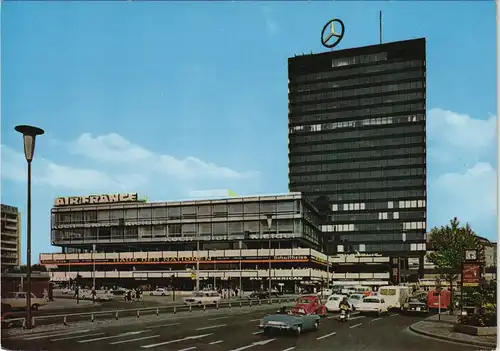 Charlottenburg-Berlin Europa Center, Strassen Verkehr, Autos ua. VW Käfer 1965