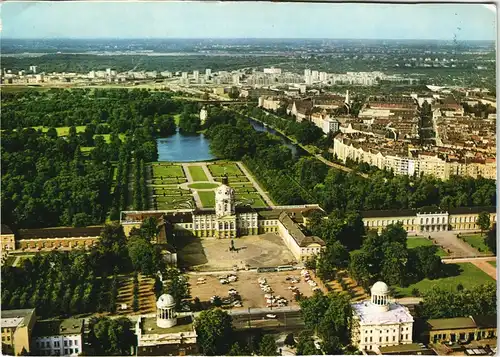 Ansichtskarte Charlottenburg-Berlin Luftbild Schloss Charlottenburg 1970