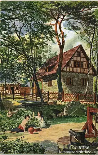 Bad Homburg vor der Höhe Römer - Kastell Saalburg Bürgerliche Niederlassung 1915