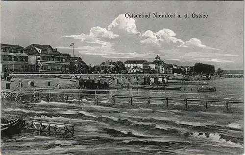 Niendorf-Timmendorfer Strand Strand Ostseebad Panorama Ansicht 1910