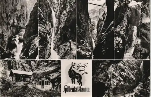 Ansichtskarte Grainau Mehrbild-AK mit 6 Foto-Ansichten 1960