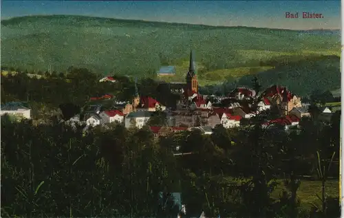 Ansichtskarte Bad Elster Totalansicht 1913