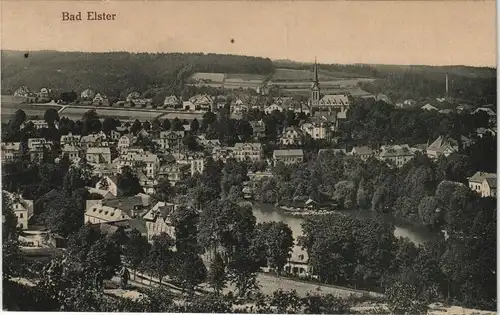 Ansichtskarte Bad Elster Totalansicht 1913