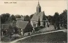 Ansichtskarte Dittmannsdorf-Reinsberg (Sachsen) Kirche und Alte Schule 1913