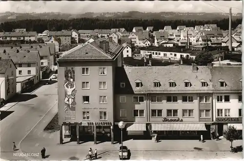 Ansichtskarte Neugablonz Straßenpartie 1963