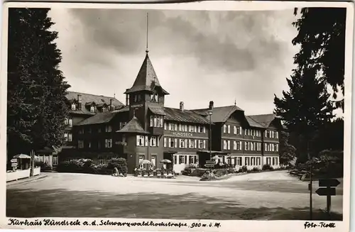 Ansichtskarte Hundseck Kurhaus - Straße 1958