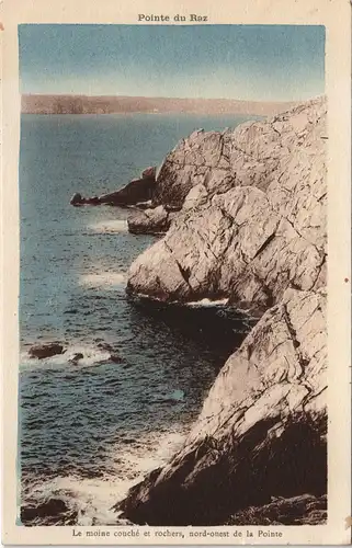 CPA .Frankreich Pointe du Raz (Küstenregion Frankreich) 1920