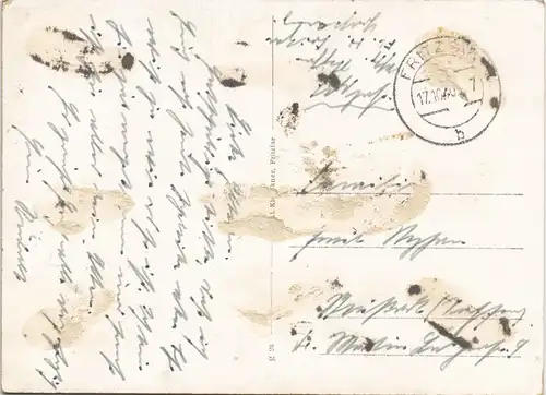 Ansichtskarte Fritzlar Marktplatz, Autos - Geschäfte 1940