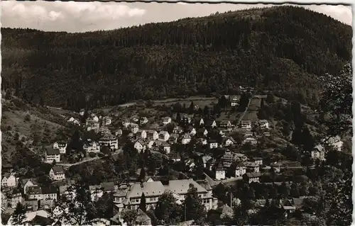 Ansichtskarte Bad Wildbad Totale 1960