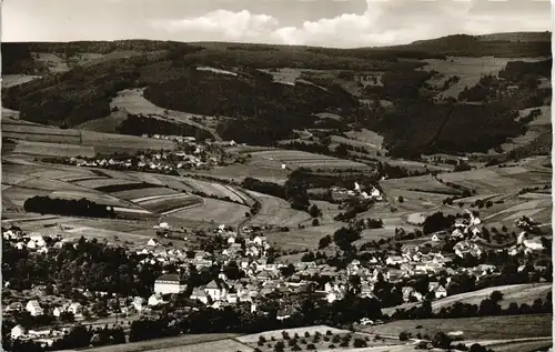 Ansichtskarte Gersfeld (Rhön) Luftbild 1961
