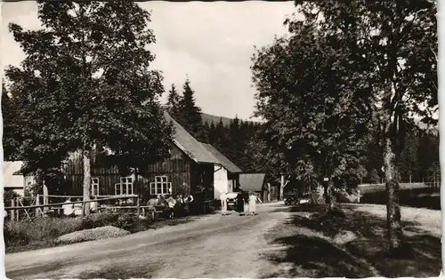 Ansichtskarte Bischofsgrün Waldrasthaus Karches 1959