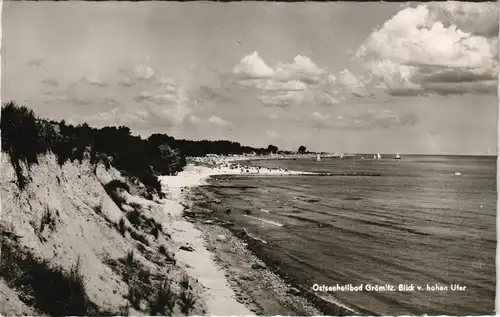 Ansichtskarte Grömitz (Holstein) Blick vom Hohen Ufer 1963