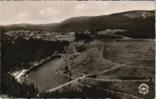 Ansichtskarte Hahnenklee-Bockswiese-Goslar Luftbild 1958