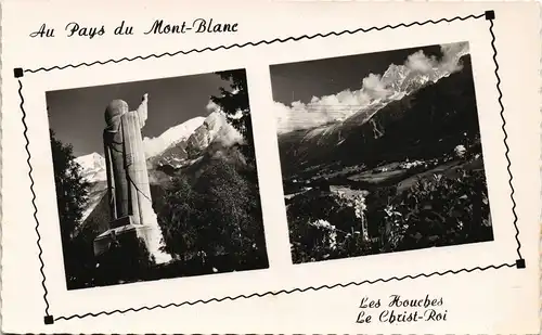 Chamonix-Mont-Blanc Le Christ-Roi & LES HOUCHES-MONT-BLANC (Hte-Savoie) 1950