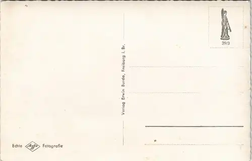 Ansichtskarte Hirschsprung-Breitnau Höllental Schwarzwald Felsen Tal 1960