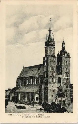 Krakau Kraków Kościół N. P. Marji, Kirche, L'église de Notre Dame 1930