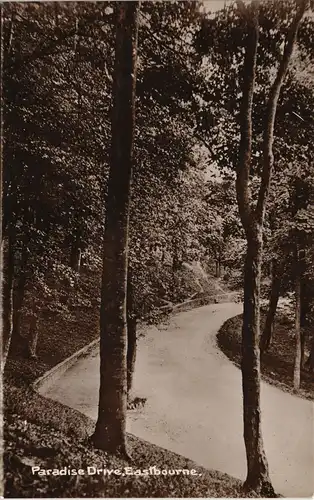 Postcard Eastbourne Paradise Drive, Strassen Ansicht 1930