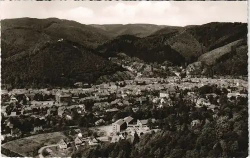 Ansichtskarte Bad Lauterberg im Harz Luftbild Harz Ort vom Flugzeug aus 1960