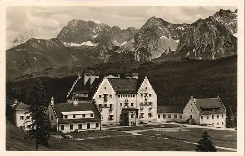 Klais-Krün Schloss Kranzbach, Hochgebirgsheim in Oberbayern 1956