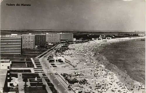 Rumänien allgemein Vedere din Mamaia Strand Panorama mit Hotels 1960