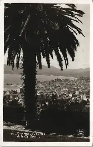 CPA Cannes Panorama, Vue prise de la Californie 1959