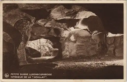 Luxemburg PETITE SUISSE LUXEMBOURGEOISE INTÉRIEUR DE LA HOHLLAY 1930