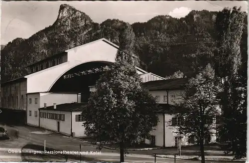 Oberammergau Partie mit Passionstheater Passionsspielhaus & Kofel 1960