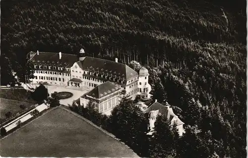 Schwäbisch Gmünd Erholungsheim Schönblick vom Flugzeug aus, Luftaufnahme 1966