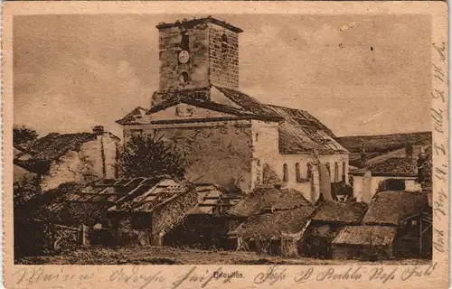 Brieulles-sur-Meuse Ansicht ca. Erster Weltkrieg, Grande Guerre I. 1914