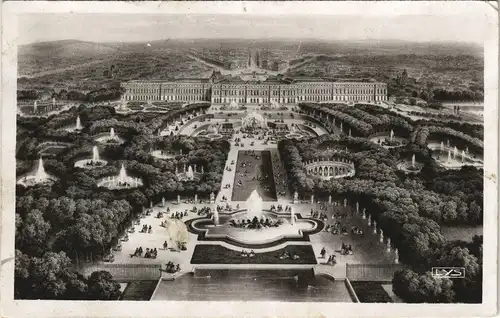 CPA Versailles Panorama Schloss Versailles 1937