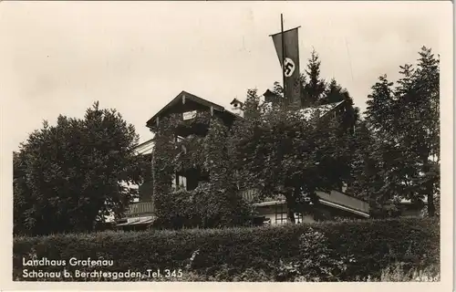 Ansichtskarte Schönau am Königssee Landhaus Grafenau 1939