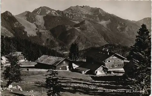 Ansichtskarte Schliersee Obere Firstalm gegen Rotwand 1956