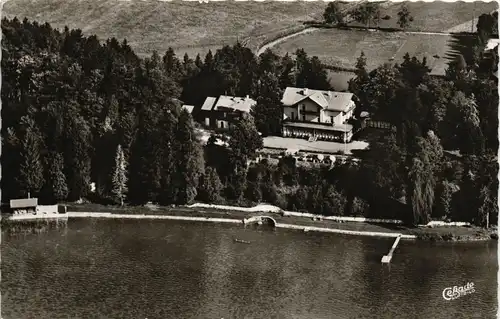 Ansichtskarte Schliersee Luftbild Haus Freudenberg am Schliersee 1966