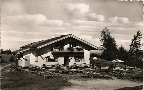 Ansichtskarte Schliersee Hausham - Cafe Huberalm 1962
