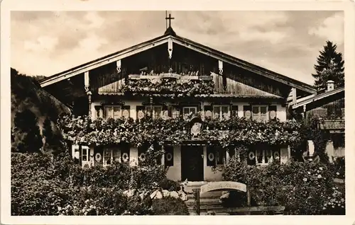 Ansichtskarte Egern-Rottach-Egern Slezak-Haus 1954