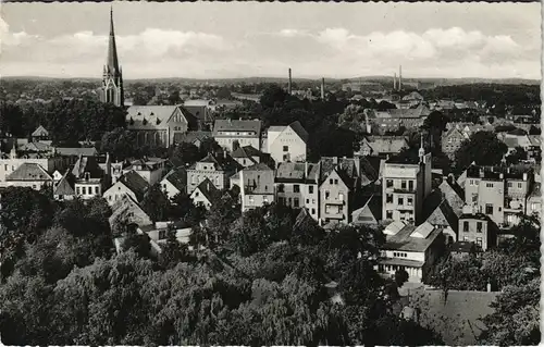 Ansichtskarte Delmenhorst Demost Blick vom Wasserturm - Satdt Fabriken 1957