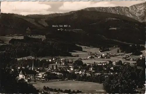 Ansichtskarte Siegsdorf Stadtpartie 1955