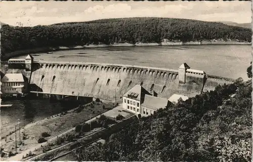 Ansichtskarte Hemfurth-Edersee-Edertal Edertalsperre 1965