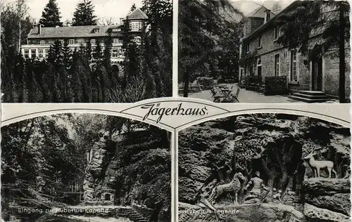 Ansichtskarte Ringelheim-Salzgitter Jägerhaus im Hainberg - 4 Bild 1956