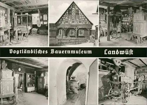 Ansichtskarte Markneukirchen Vogtländisches Bauernmuseum Landwüst 1975