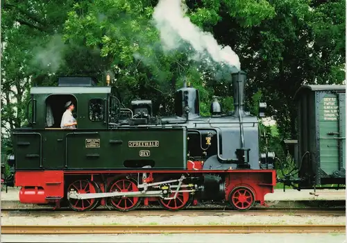 Dampflokomotive Spreewald Verkehr/KFZ - Eisenbahn/Zug/Lokomotive 1994