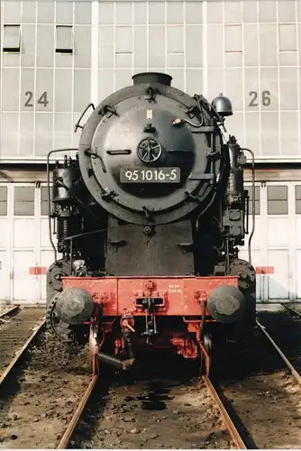 Verkehr/KFZ - Eisenbahn Lokomotive 95 1016-5 BW Cottbus 1994 Privatfoto