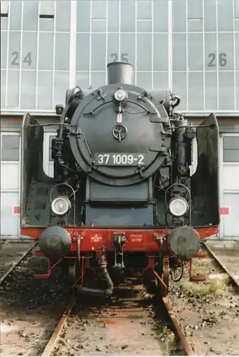 Verkehr/KFZ - Eisenbahn Lokomotive 37 1009-2 BW Cottbus 1994 Privatfoto Foto