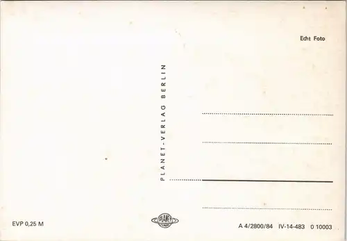 Ansichtskarte  Wir kommen, Harzquerbahn, Eisenbahn 1984