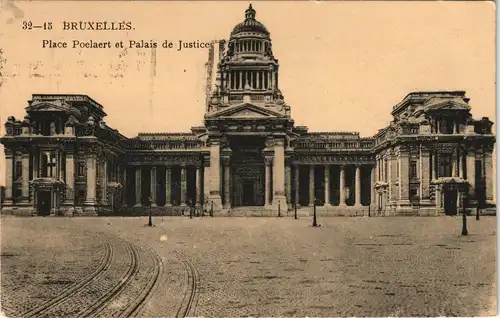 Brüssel Bruxelles Palais de Justice (Justizpalast) Place Poelaert 1920