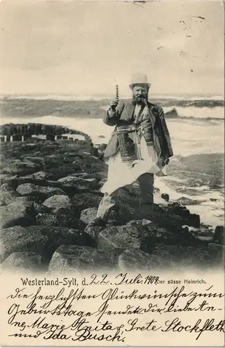 Westerland-Gemeinde Sylt Sylter Typen Sylt der süsse Heinrich 1904