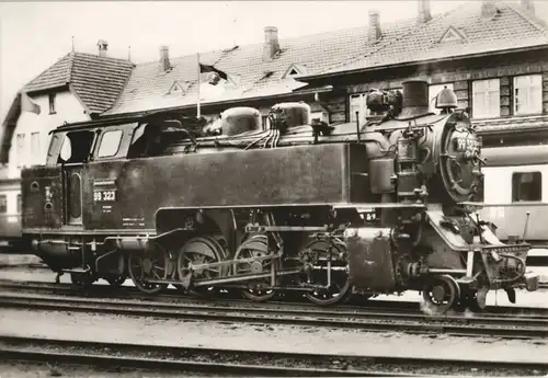 Sammelkarte  DDR Sammelkarte Dampflok Baureihe 99 32 Schmalspurbahn 1980