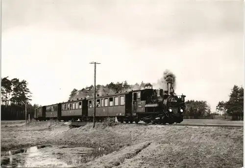 Sammelkarte  Schmalspurbahn Dampflok Lokomotive Baureihe 99 1970