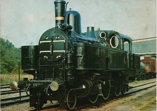 Wien Eisenbahnmuseum Das Heizhaus Lok 229.222 der kkStb erbaut 1918 1980